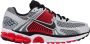 Nike Lage Sneakers Zoom Vomero 5 Bright Crimson Metallic Silver - Thumbnail 1