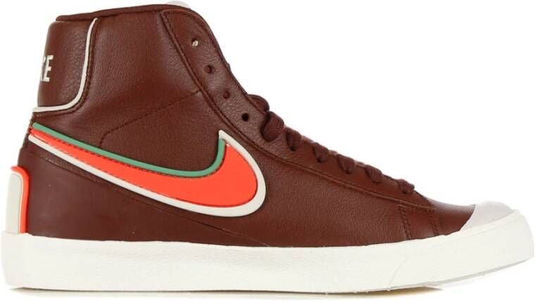 Nike Bronze High Top Sneakers Brown Dames
