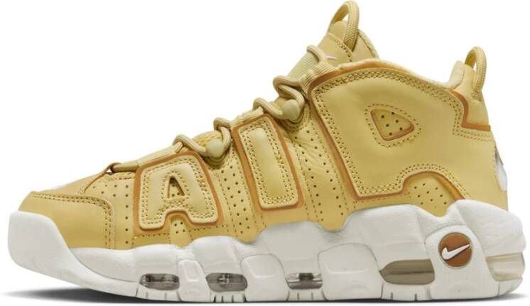 Nike Wmns Air More Uptempo Basketball Schoenen buff gold bronzine sail maat: 41 beschikbare maaten:36.5 37.5 38.5 39 40.5 41