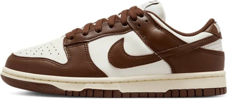 Nike Cacao Wow Dunk Low Blue Airbrush Sneakers Brown Dames