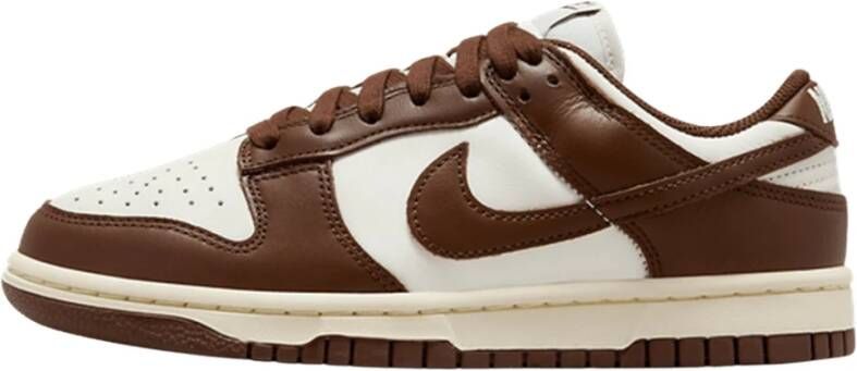 Nike Cacao Wow Dunk Low Blue Airbrush Sneakers Brown Dames