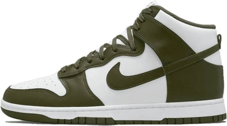 Nike Cargo Khaki Hoge Top Sneakers (2021) Groen