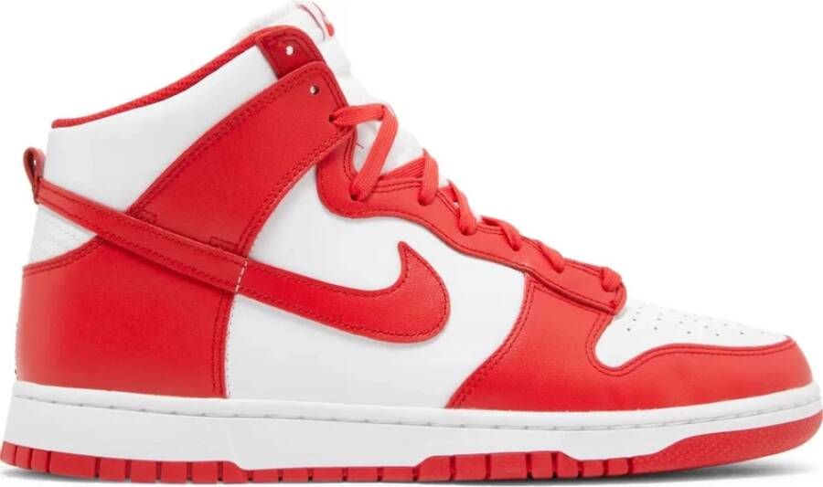 Nike Dunk High (gs) Basketball Schoenen white university red maat: 36.5 beschikbare maaten:36.5 - Foto 3