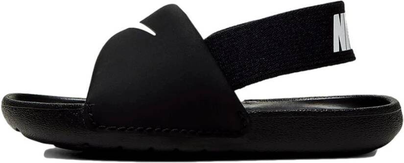 Nike Kawa Slide Baby Schoenen Black Leer 5 Foot Locker