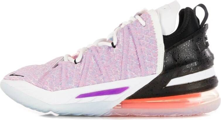 Nike Stadseditie Basketbalschoen Blauw Zwart Pink Heren