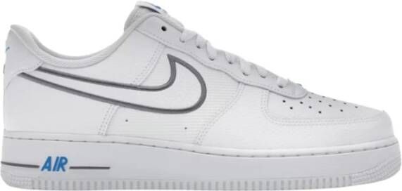 Nike Lage Sneakers Air Force 1 Low Cool Grey Photo Blue