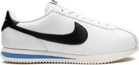 Nike Cortez '23 Sneakers Wit Zwart-LT Foto Blauw White Dames