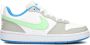 Nike Court Borough Low Recraft Sneakers Kids Wit Lichtgrijs Lichtgroen Felblauw - Thumbnail 9