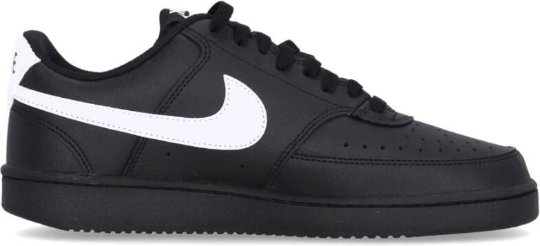 Nike Court Vision Low Black White Sneakers