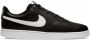 Nike Court Vision Low Sneakers Black White-Photon Dust - Thumbnail 45