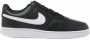 Nike Court Vision Low Sneakers Black White-Photon Dust - Thumbnail 54