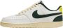 Nike Court Vision Low Sneakers Wit Donkergroen Beige - Thumbnail 1