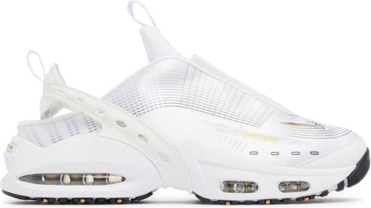 Nike Craze Sneakers Wit Goud Zwart Logo