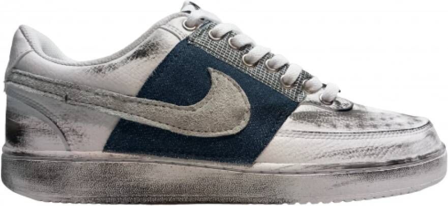 Nike Custom Sneakers Texas Court Vision Multicolor Heren