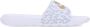 Nike Dierenprint Slide Slippers Wit Goud Grijs White Dames - Thumbnail 12