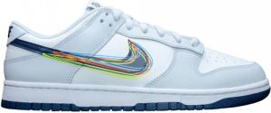 Nike Dunk Low 3D Swoosh Sneakers Nike Wit Heren