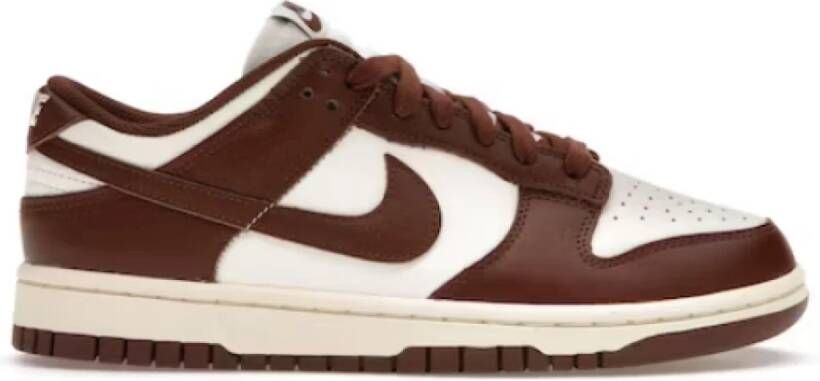 Nike Cacao Wow Dunk Low Blue Airbrush Sneakers Brown Dames