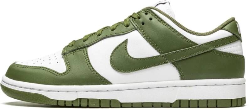 Nike "Medium Olive Dunk Low Sneakers" Groen Heren