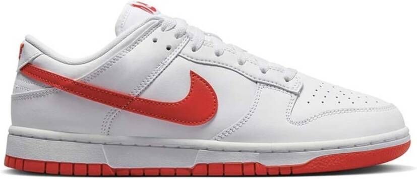 Nike Dunk Low Retro Basketball Schoenen white picante red maat: 43 beschikbare maaten:42.5 43 44.5 45 46 - Foto 2