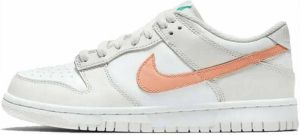 Nike Dunk Low White Bone Peach Aqua (Gs) Wit Dames