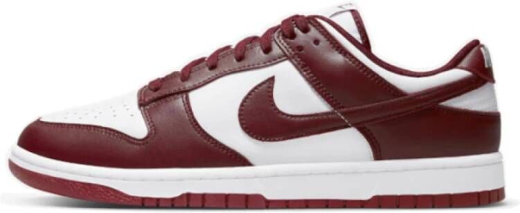 Nike Dunk Low Sneakers Stijlvolle Herenschoenen Rood Heren