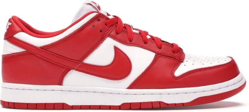 Nike Dunk Low SP White University Red Rood Heren