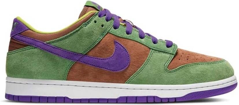 Nike Lage Veneer Sneakers Groen Bruin Paars Multicolor Heren