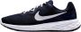 Nike Revolution 6 Next Nature hardloopschoenen donkerblauw wit grijs blauw - Thumbnail 5