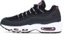 Nike Essential Lage Sneaker Antraciet Zwart Rood Wit Black Heren - Thumbnail 1