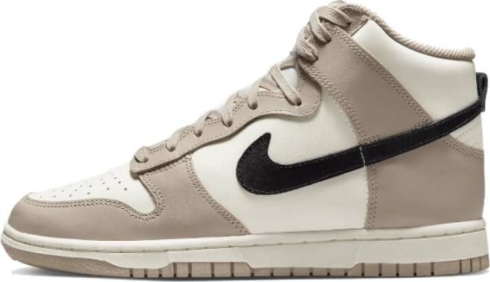 Nike Fossil Stone Dunk High Sneakers Gray Dames