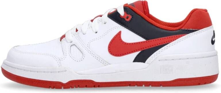 Nike Full Force Low Unisex Schoenen Wit Maat: 37.5 Leer Foot Locker