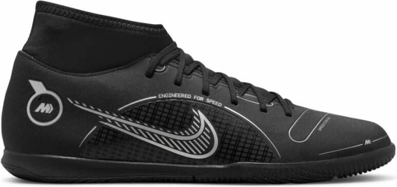 Nike Mercurial Superfly 8 Club IC Zaalvoetbalschoenen Zwart