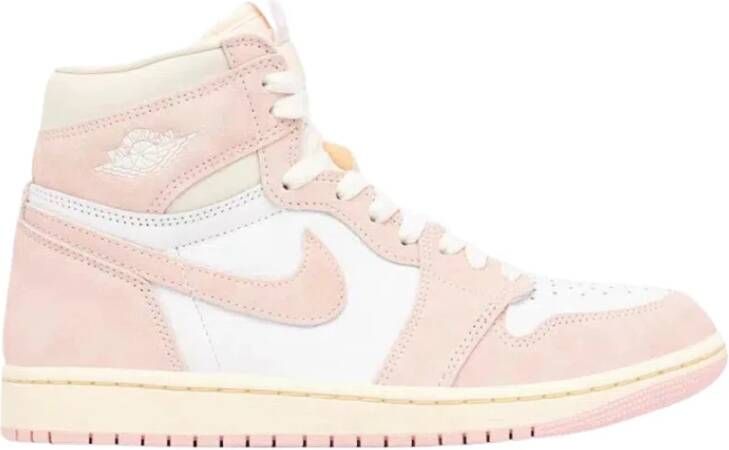 Nike Gewassen Roze High-Top Sneakers