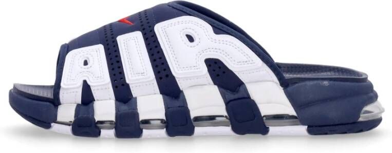 Nike Uptempo Heren Schoenen Blauw Maat: 42.5 Mesh Synthetisch Foot Locker