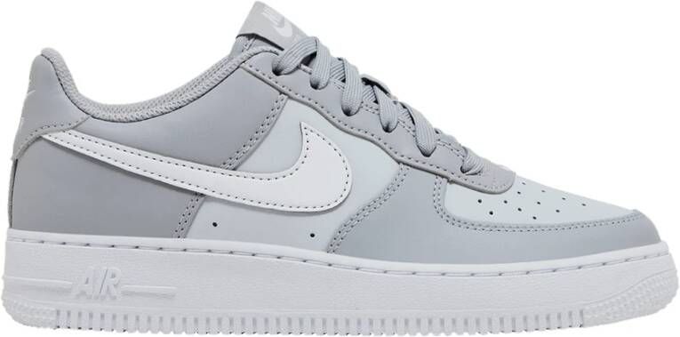 Nike Lage Sneakers Air Force 1 Wolf Grey Pure Platinum White (GS)