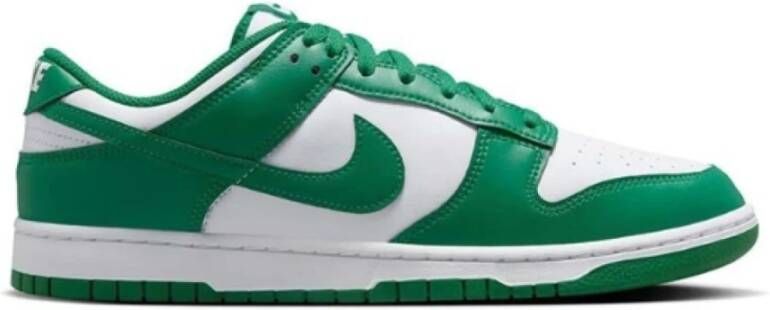 Nike Dunk Heren Schoenen Wit Maat: 40.5 Leer Foot Locker