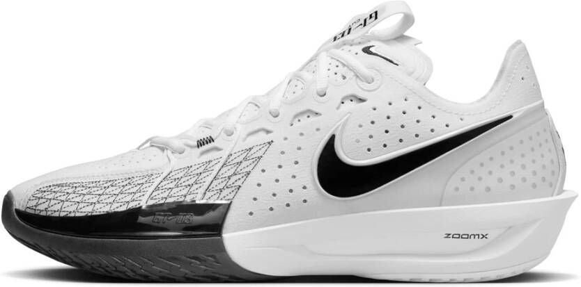 Nike Cut 3 Basketbalschoen Wit Zwart White Heren