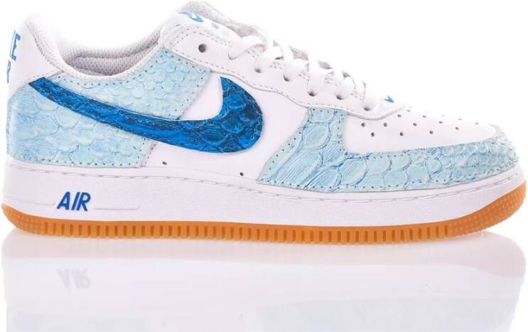 Nike Handgemaakte Blauw Witte Sneakers Multicolor Heren