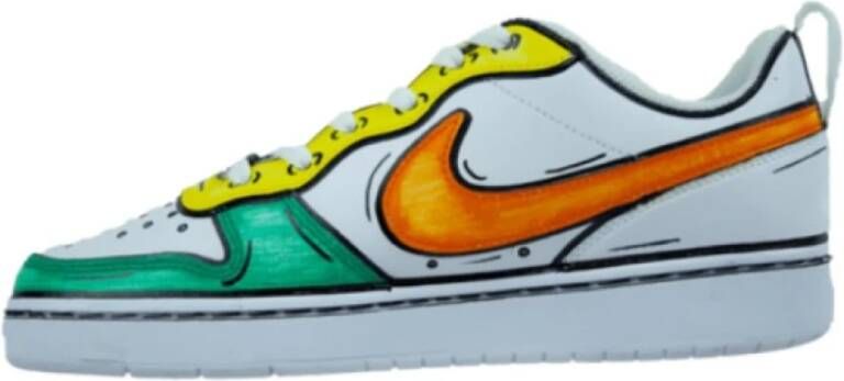 Nike Handgemaakte Groene Court Vision Sneakers Groen Heren
