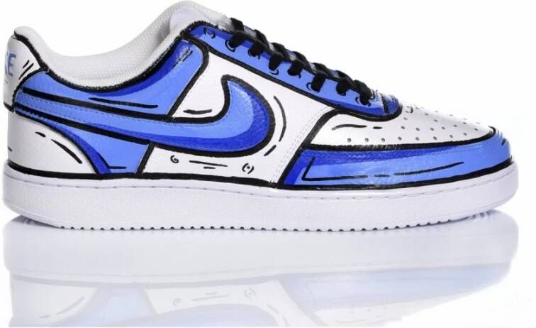 Nike Handgemaakte Lichtblauwe Sneakers Multicolor Heren