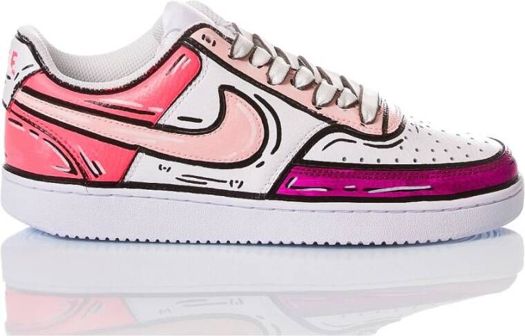 Nike Handgemaakte Roze Sneakers voor Vrouwen Multicolor Dames