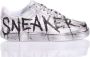 Nike Handgemaakte Witte Grijze Sneakers voor Heren White Heren - Thumbnail 1