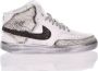 Nike Handgemaakte witte zwarte sneakers voor heren White Heren - Thumbnail 1