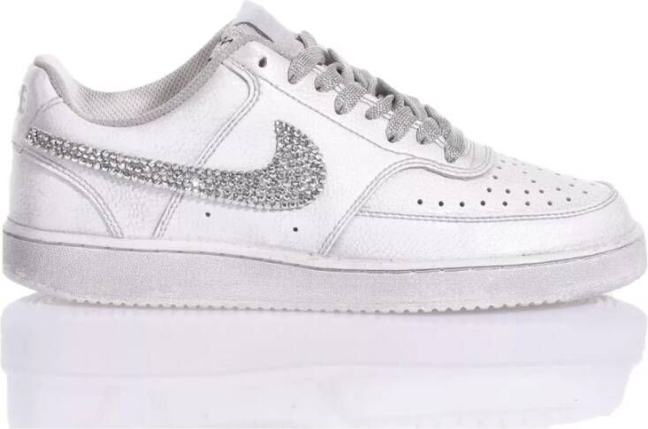 Nike Handgemaakte Zilveren Sneakers Gray Dames
