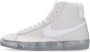 Nike Hoge Sneaker Wit Groen Gebarsten Leer White Heren - Thumbnail 1