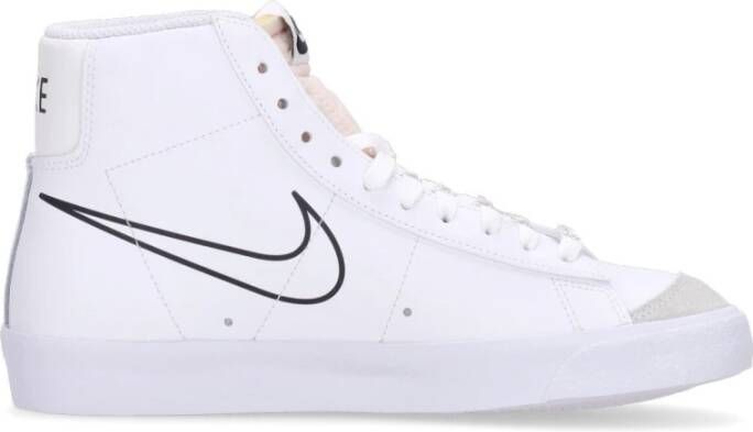 Nike Blazer Mid '77 Basketball Schoenen white black bright mandarin medium ash