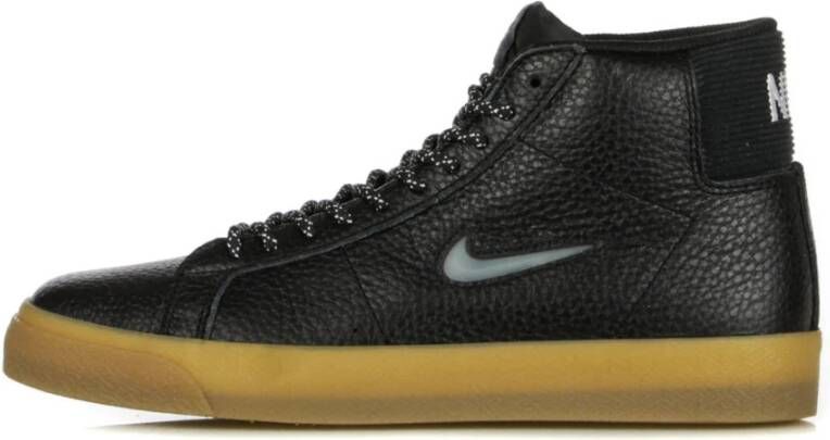 Nike Hoge Top SB Zoom Blazer Mid Premium Black Heren