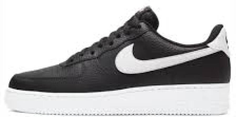 Nike Hoogwaardige leren Skin Sneakers Zwart Heren