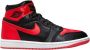 Nike Jordan 1 Retro High Satin Sneakers Red Heren - Thumbnail 1