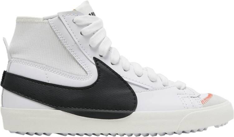 Nike Hoge Sneakers Blazer Mid 77 Jumbo White Black